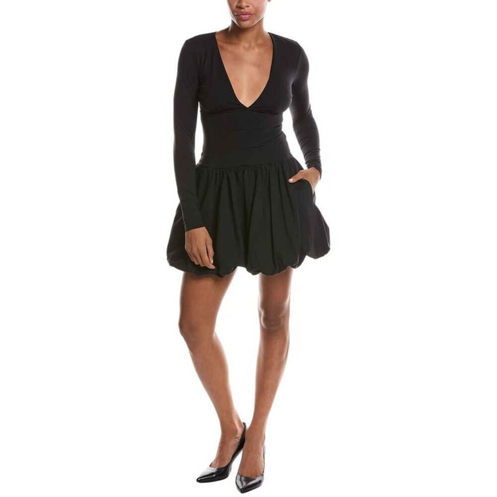 Susana Monaco Womens  Bubble Mini Dress, Black